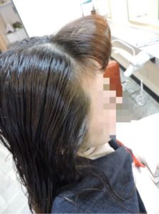 前髪でイメチェン縮毛矯正
