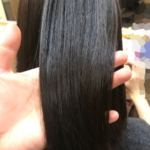 縮毛矯正で質感調整