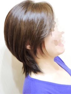 レイヤー入れて自然な外跳ねスタイル