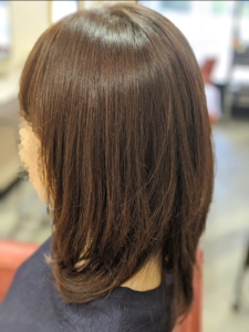 柔らかなミディアム縮毛矯正