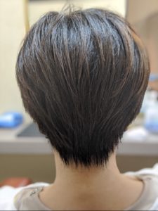 渡辺満里奈風ショートへア