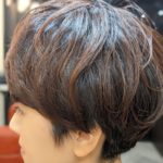 マッシュショートをパーマでバージョンアップ