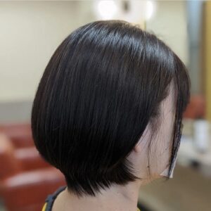 大人の耳掛けボブ