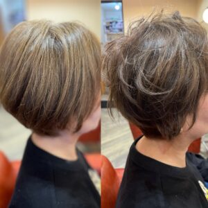 大人のアシメスタイル/40代、５０代、６０代にオススメ/新静岡セノバすぐ